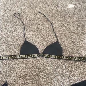 Versace swim top